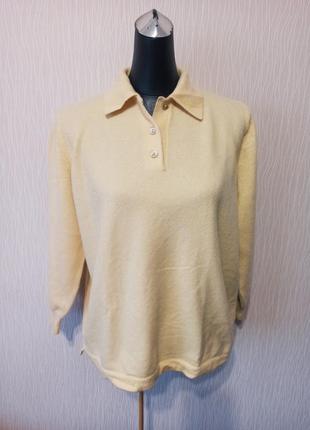 Кашемірова жіноча кофта светр пуловер 100% кашемір