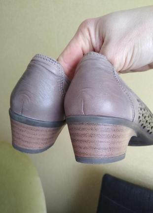 Комфортные кожаные туфли, gosoft7 фото