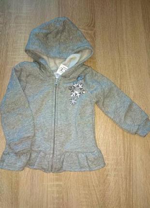 Толстовка утеплена на 12-18 місяців childrens place