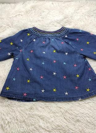 Джинсова блузка, блуза з вишивкою 3