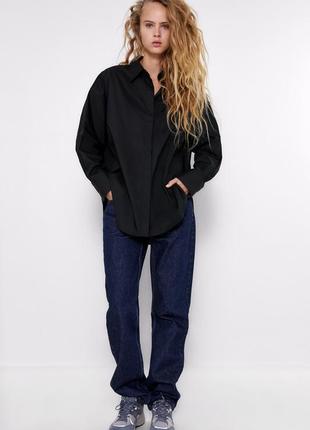 Сорочка оверсайз zara