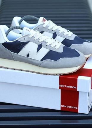 Мужские кроссовки new balance 237 blue grey