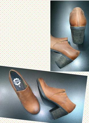 Комфортні туфлі, ботильйони рorronet (іспанія) з натуральної шкіри 5