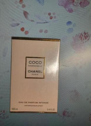 Coco mademoiselle 100мл chanel coco mademoiselle intense жіночі парфуми женские духи  коко шанель мадемуазель інтенс шанель интенс духи