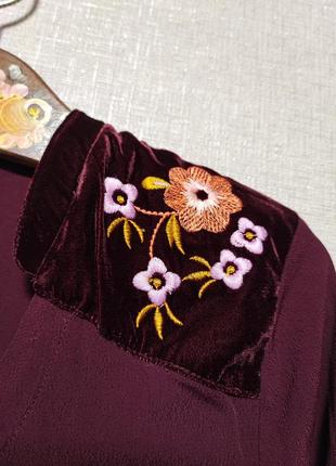 Красивая нарядная блузка с вышивкой вышиванка7 фото