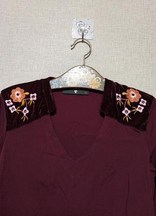 Красивая нарядная блузка с вышивкой вышиванка6 фото