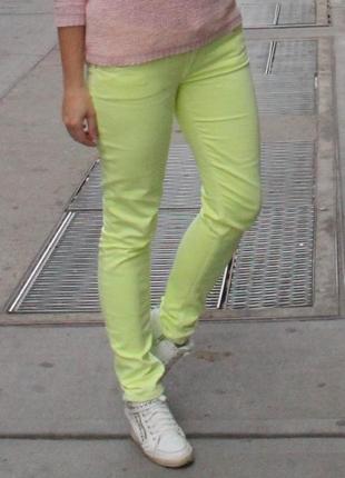Яркие модные неоновые джинсы marc o'polo, оригинал