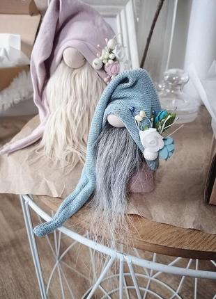 Гном, скандинавский гном, весенний гном, декор, весенний декор, декор для дома, подарок