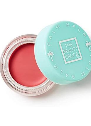 Многофункциональный бальзам для губ, щек и век the beauty crop palm balm 4g - румяна, тени, бальзам