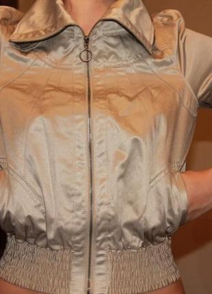 Укороченная куртка пиджак ветровка оджи oggi3 фото