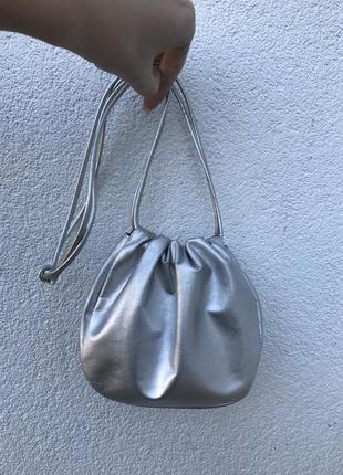 Серебряная сумочка-мешочек salmaso италия