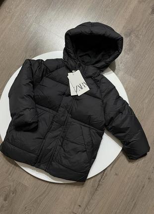 Куртка пуховик zara для хлопчика 104, 110