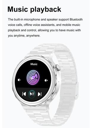 Жіночий сенсорний розумний смарт-годинник smart watch cv67-3 білий. фітнес-браслет трекер із тонометром5 фото