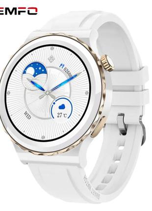 Жіночий сенсорний розумний смарт-годинник smart watch cv67-5 білий. фітнес-браслет трекер із тонометром