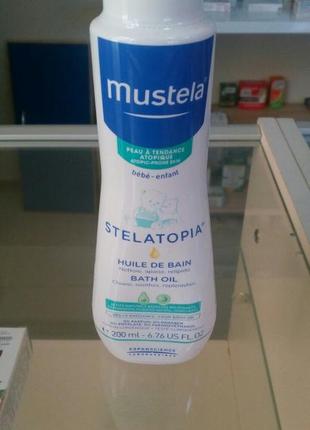 Mustela stelatopia масло для ванн.