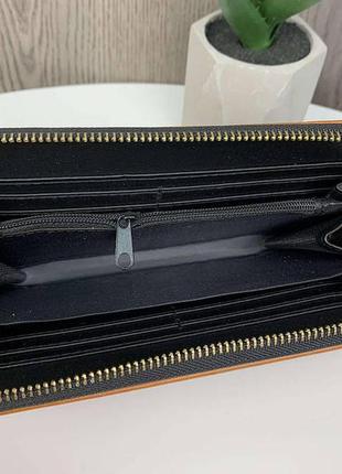 Мужской клатч портмоне 100 $ светло-коричневый10 фото