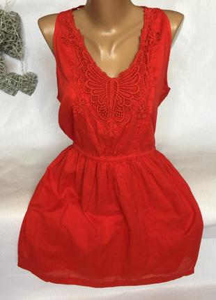 Легкое красное платье suiteblanco3 фото