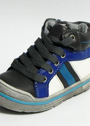 Демисезонные ботинки сапоги черевики утепленные для мальчика осенние весенние apawwa р.235 фото