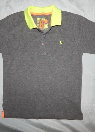 Футболка polo на хлопчика 6-7 років 122 см