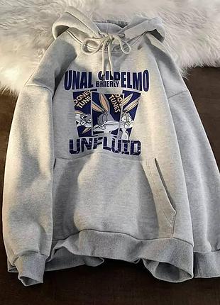 Худи с принтом свитшот батник 4