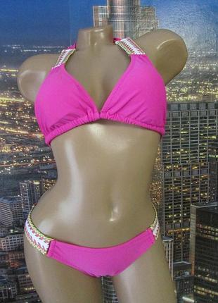 Красивий яскравий купальник, упоряд. відмінне, б/у 1 раз. розмір л.