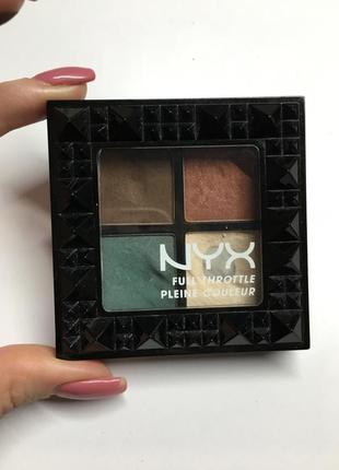 Палетка тіней nyx full throttle shadow palette1 фото