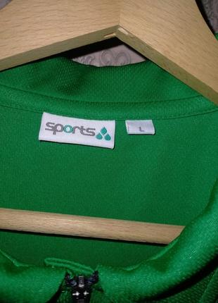 Чоловіча спортивна бігова футболка зелена sports3 фото