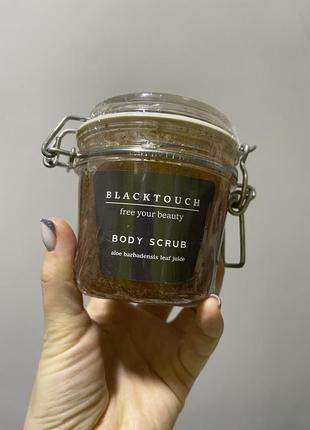 Скраб для тела с соком листьев алоэ барбаденсис blacktouch aloe barbadensis leaf juice body scrub, 200мл