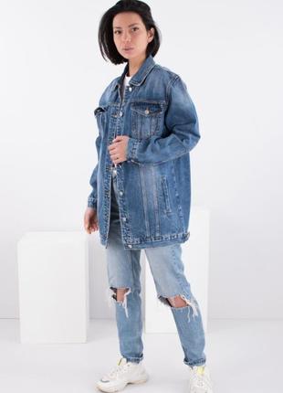 Женская джинсовая куртка курточка кардиган1 фото