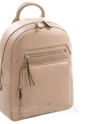 Рюкзак женский городской из эко-кожи picard бежевый