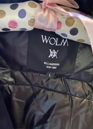 Женская зимняя куртка плащ wolm5 фото