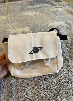 Біла сумочка космос 2