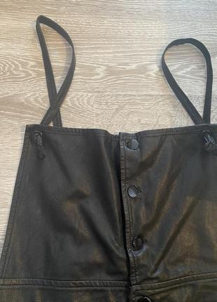 Шкіряний сарафан 2