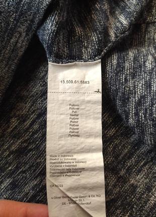 Мегаклассный пуловер от бренда oliver, р. xl, замеры на фото5 фото