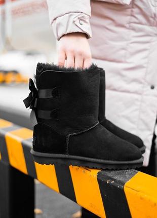 Кросівки ugg bailey bow ii black