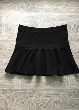 Чорна спідниця bershka