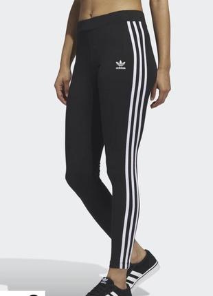 Loungear essentials 3-stripes leggings adidas лосины штаны спорт2 фото