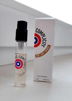 Etat libre d'orange dangerous complicity💥мініатюра пробник original mini spray 2 мл