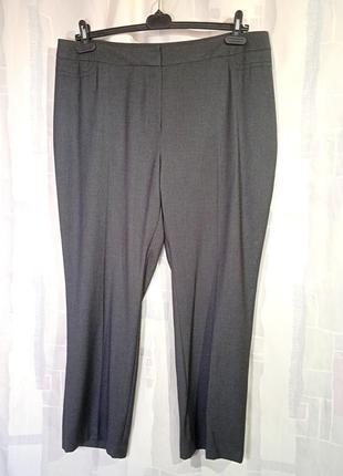 Завужені елегантні штани темно-сірого відтінку6 фото
