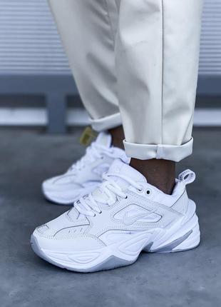 Женские кроссовки nike m2k tekno white grey 36-37-38-39-40