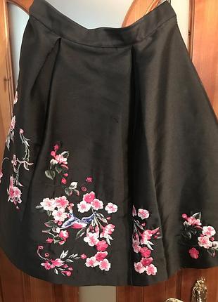 Юбка миди butterfly 16 розмер