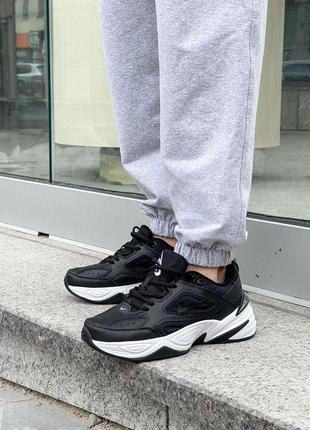 Женские кроссовки nike m2k tekno black white 36-37-38-39-40