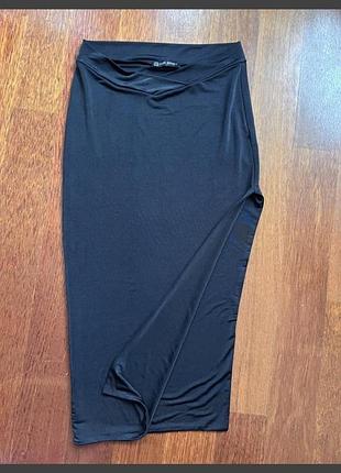 Юбка с разрезом