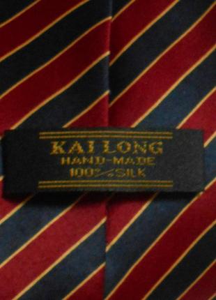 Шелковый классический галстук kai long3 фото