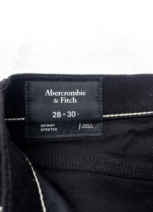 Джинсы фирменные abercrombie &amp; fitch, skinny, винтажные8 фото