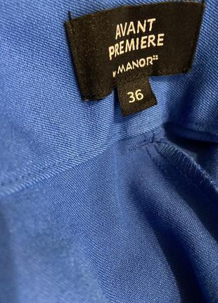 Стильные синие брюки прямые avant premiere by manor4 фото