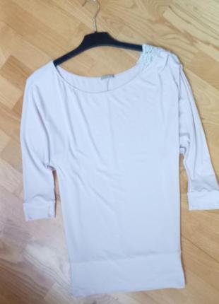 Базова кофта intimissimi/бежева кофта/ рукав "кажан"/біля/