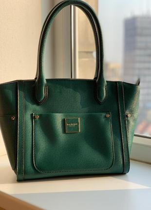 Шкіряна сумка культового американського дизайнера isaac mizrahi