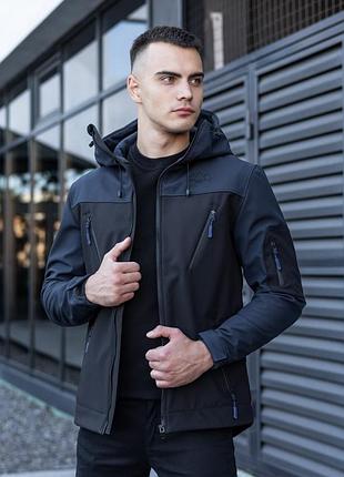 Куртка pobedov Lab jacket "korol' lev" чорна-наві