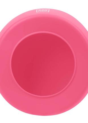 Миска-непроливайка waudog silicone, рожева, 1000 мл2 фото